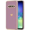 Protective Case - BOOLING - Samsung Galaxy S10e - Purple - Plated Love Pattern - Shockproof