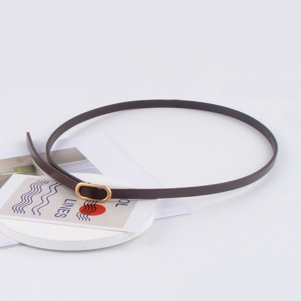 Роскошный дизайнерский кожаный ремень эллиптический тонкий поясной ремень для женщин брючные ремни для платьев