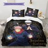 Jujutsu Kaisen Pattern Bedding Quilt Set Quilt Cover Pillowcase Home Birthday Gift(1 * duvet cover + 2 * pillowcase, without core)