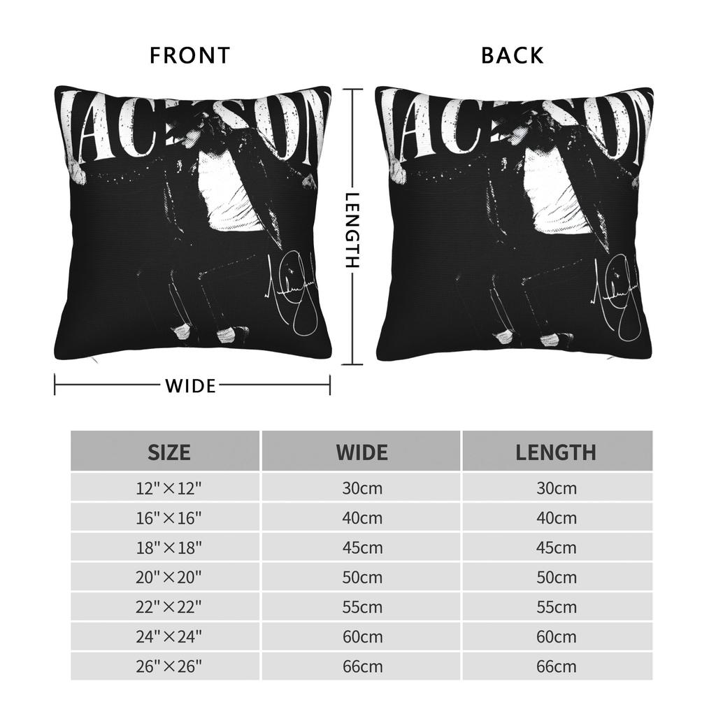 Michael Jackson Dance Pillow Cover  Comfy Cushion Cover Fashion Pillow Case For Sofa Couch Bed Living Room