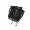 5pcs/10pcs 16mm Diameter Small Round Boat Rocker Switches Black Mini Round Black White Red 2 Pin ON-OFF Rocker Switch 20MM