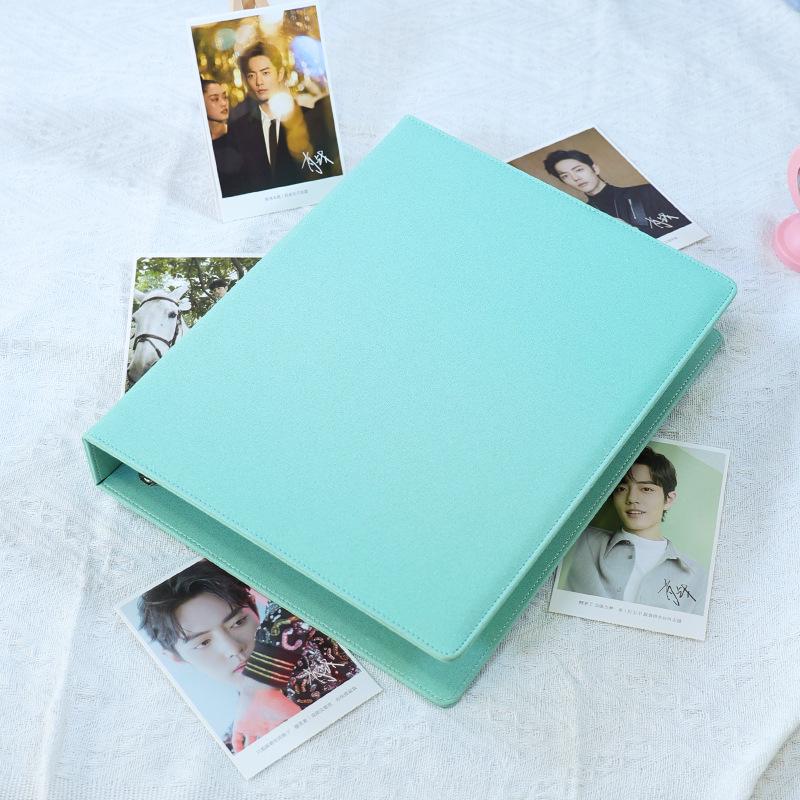 Фотоальбом формата А4 «Погоня за звездами» с градиентной обложкой: Книга-альбом на 9 ячеек для Polaroids, открыток и фото айдолов A5
