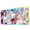 Azur lane Коврик для мыши RGB Игровой коврик для мыши Большой светодиодный коврик Настольный коврик для ПК Светящийся коврик для мыши Большие коврики для клавиатуры Настольный ковер С подсветкой