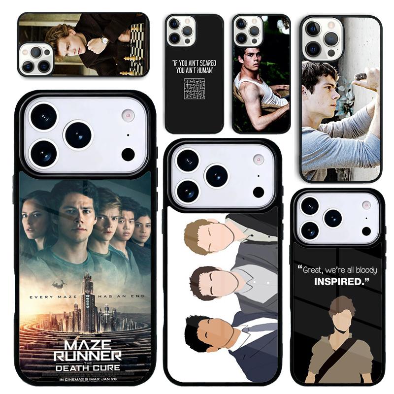 Чехол Case для iPhone 17 Air 16 Pro Max 15 Plus 11 13 Mini 14 12 Задняя крышка телефона Бегущий в лабиринте Томас Сэнгстер Дилан