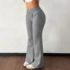 Women S High Waist Flared Thick Casual Sports Pants