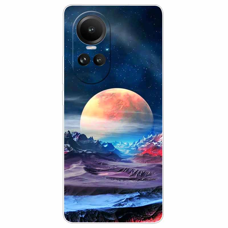 Чехол для Oppo Reno 10 5G CPH2531 Силиконовый Расписной Кот Животные ТПУ Мягкий Мраморный Coque для Oppo Reno10 Pro 5G CPH2525 Чехол для Телефона