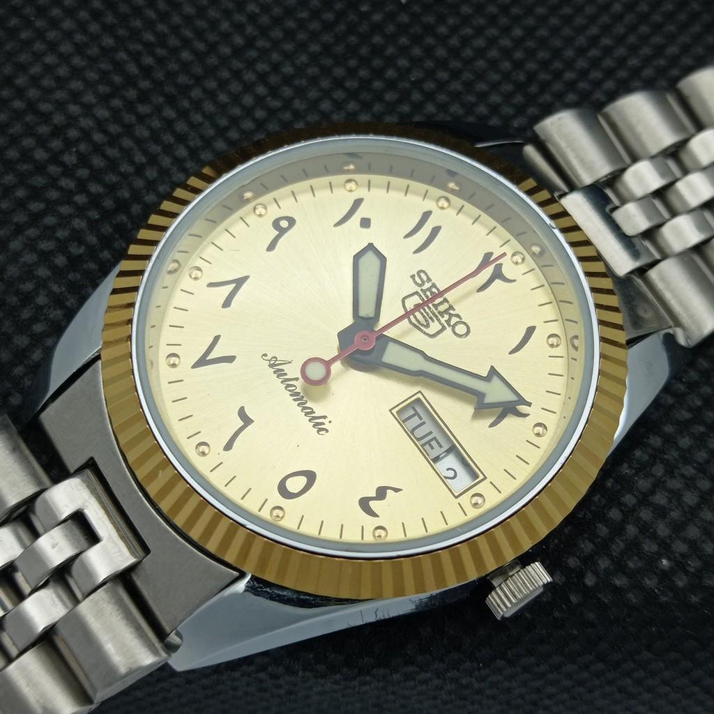 ВОССТАНОВЛЕННЫЕ SEIKO 5 PRESIDENT AUTOMATIC MENS JAPAN WATCH BACK 575b-a305220-9