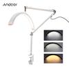 HD-M3X Desktop LED Video Light Half-moon Shaped Fill Light 3000K-6000K Dimmable with C-Clamp