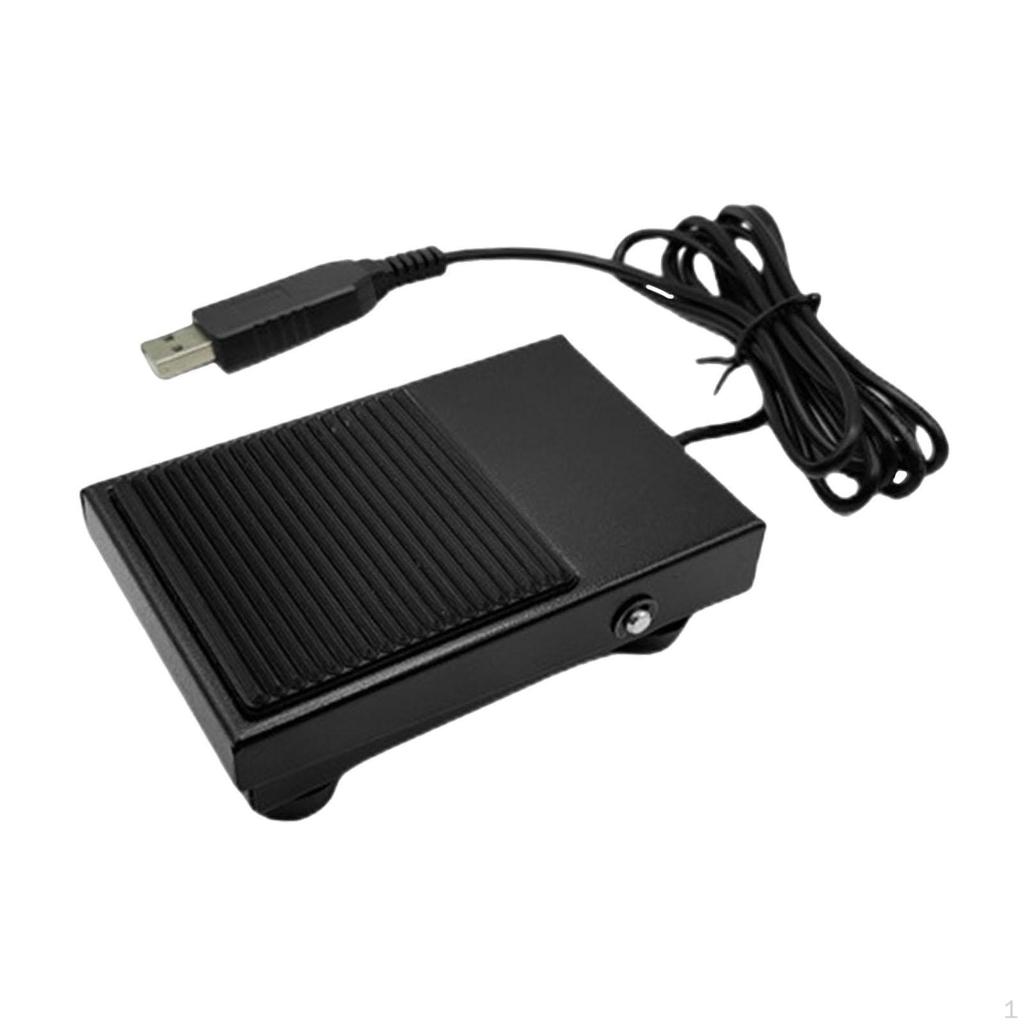 Foot Pedal Switch USB Testing Laptop PC Gaming Keyboard Office Work Footswitch Hands Free