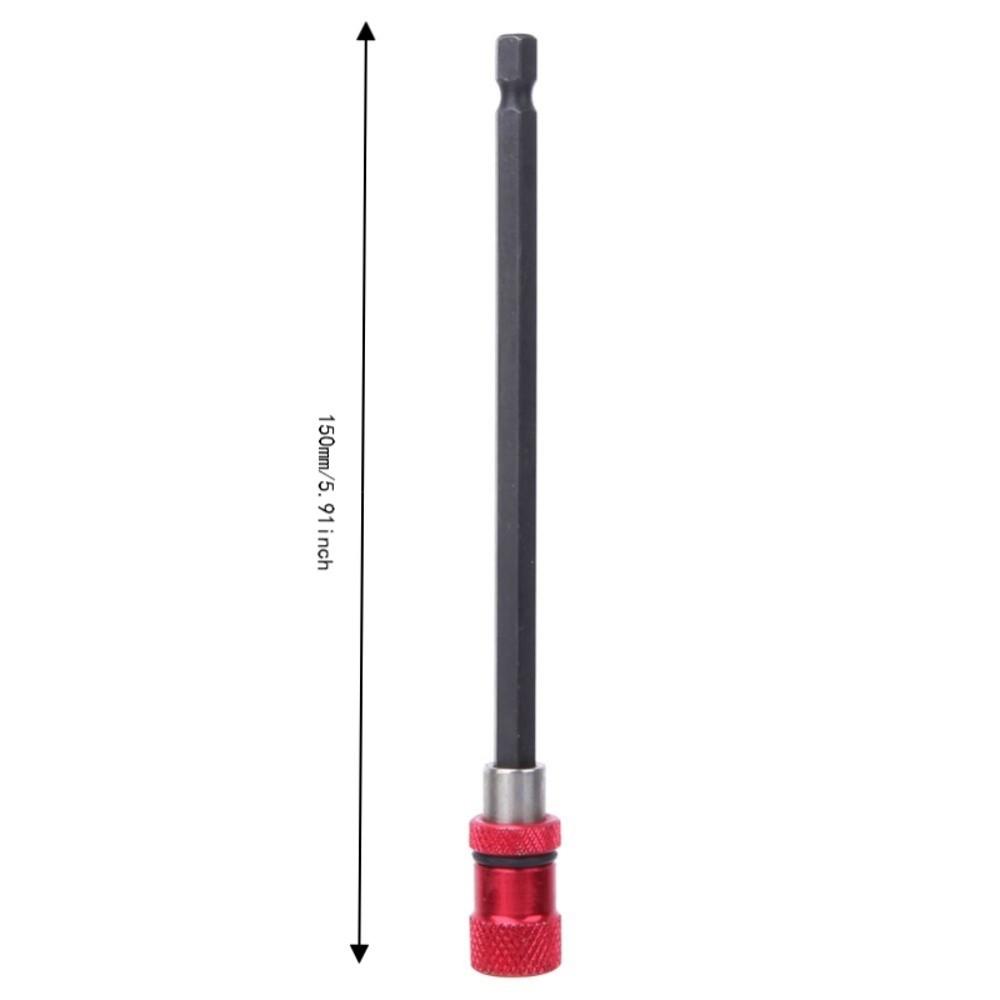1/4 Inch Hex Shank Screwdriver Bit Holder Stainless Steel Quick Release Bit Extender Home Repair