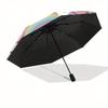 Hello Kitty,Rainbow Fantasy Automatic Umbrella-Foldable, Durable 8-Bone Design, Compact and Stylish, Great for Camping, Halloween, Christmas