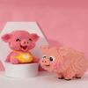 3D модель DIY Mini Diamond Blocks Bricks Building Animal World Pink Smile Pig Piggy Sit Pet Doll Toys Toy for Children Gift
