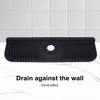 Silicone Faucet Mat Wrap Around Design Faucet Sink Splash Guard Dry Drying Pad for Kitchen Bathroom Counter Foldable Draining Tray Multipurpose Sink