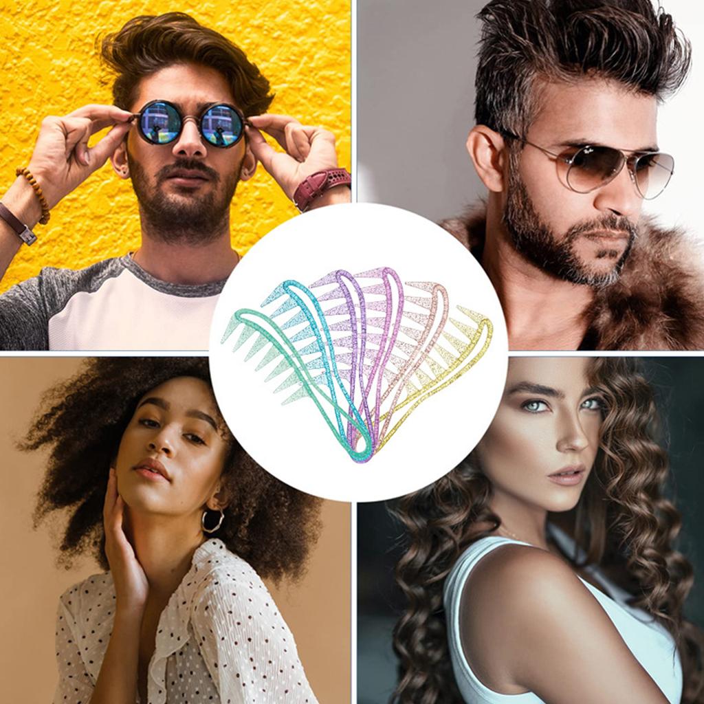 Расчески с широкими зубьями Расческа для вьющихся волос Расческа с большими зубьями Разглаживающая расческа Антистатическая расческа Парикмахерская расческа для дома и салона