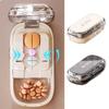Dustproof Portable Pill Cutter Adjustable Daily Tablet Splitter Tablet Dispenser  Multiple Pills