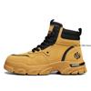 Мода 2025 Осень Новые Мартинсы Мужские Ветрозащитные Мотоциклетные Рабочие Ботинки Толстая Подошва Высокий Верх Желтые Ботинки Трендовая Мужская Обувь