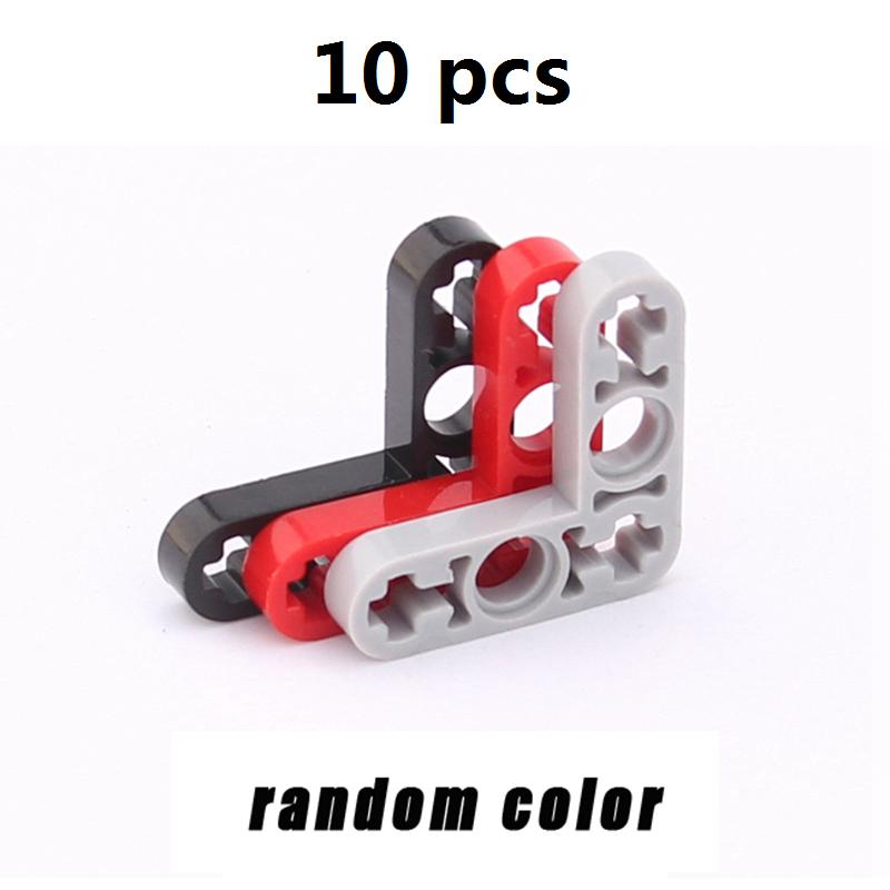 Moc Высокотехнологичные Детали Балка Тонкая с Отверстием для Оси L-образная DIY Строительные Блоки Аксессуары Образовательная Игрушка Совместимая с Деталями Lego