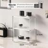 Acrylic Cup Storage Rack Tabletop Teacup Display Shelf Tabletop Cup Storage Box  For Home Kitchen
