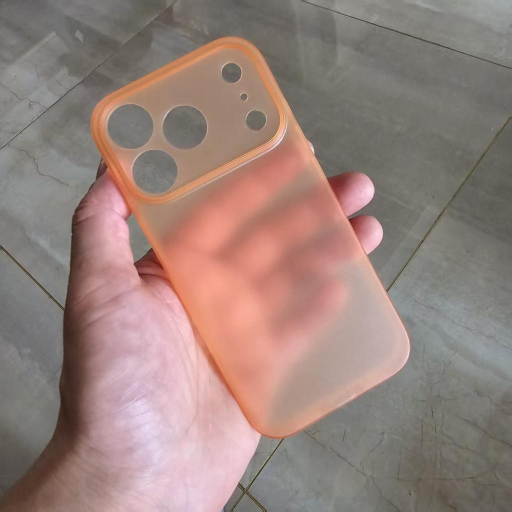 Тонкий матовый полупрозрачный чехол для iPhone 17 Pro Max Air 17Pro 17ProMax Жесткий ПК Безопасный для кожи Ударопрочный Защитный чехол