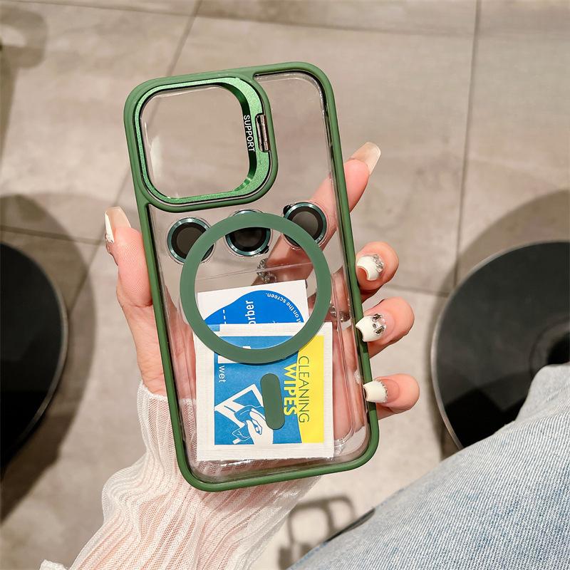 Подходит для чехла для мобильного телефона Apple 16 Магнитная присоска Кронштейн U1 с плёнкой для объектива Защитный чехол для iPhone14promax из ПК 15