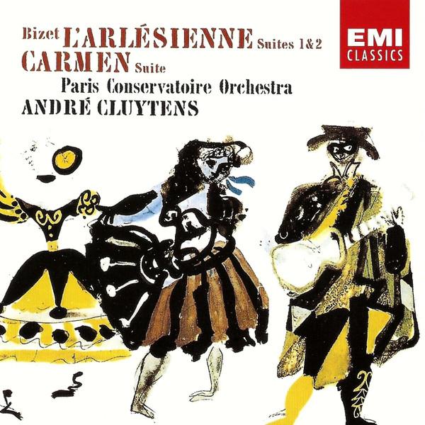 CD GEORGES BIZET, ANDRÉ CLUYTENS, ORCH - L'Arlesienne Suites 1 & 2 - Carmen  TOCE14079 EMI Classics 2008 Japan ObiClassical Used