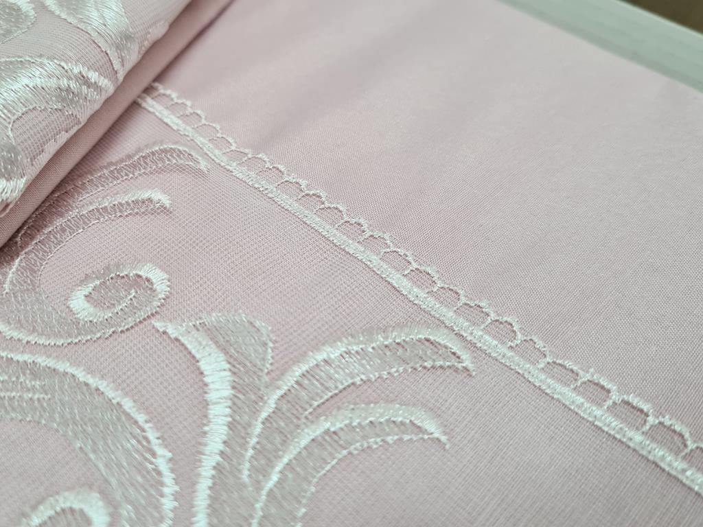 Комплект пододеяльников Belinda 6шт, Пододеяльник 200х220, Простыня 240х260 Хлопчатобумажная ткань, Полный размер, Двойной размер Розовый