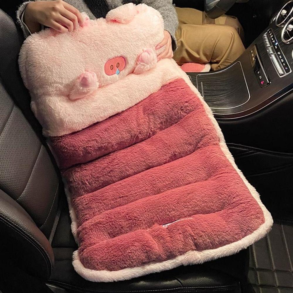 Мягкая подушка для спинки сиденья в виде животного, цельная подушка для поддержки талии, украшения для салона автомобиля