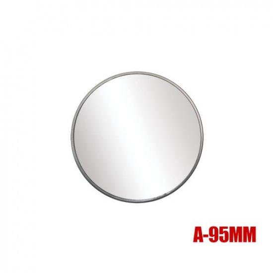2pcs Car Blind Spot Mirror Round Convex Wide Angle Rear View Mirror For 75/95mm
