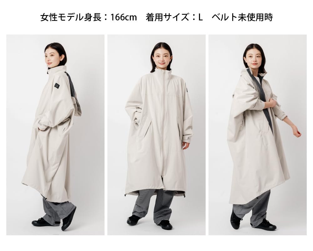 Дождевик для рюкзака шлема Cycle Mode High Poncho EX [Ametohare] велосипеды, совместимый, совместимый, AH-101 (JP, Алфавит, M, Черный)