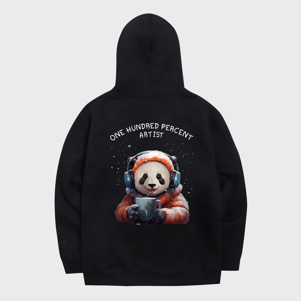 Худи с капюшоном из флиса Ohp X Harmonia B Panda