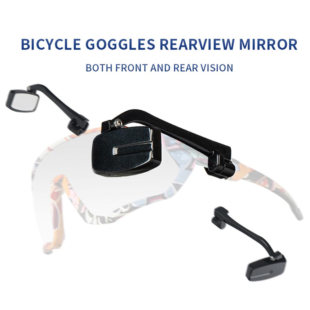 Очки для езды на велосипеде, зеркало заднего вида, мини-портативное крепление на шлем, зеркало заднего вида на 360 градусов