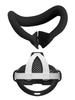 SHEAWA для Meta Quest 3 Eye Mask Headband Face Mask Remesh Совместимый продукт Силикон Уменьшает утечку света TPU Резина Прочно удерживает Смягчает