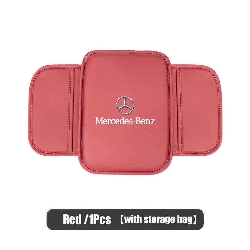 GLC GLB Car Armrest Box Pad Center Console Arm Rest Storage Pocket For Mercedes Benz AMG W177 W176 X166 X167 C257 C218 X253 C11