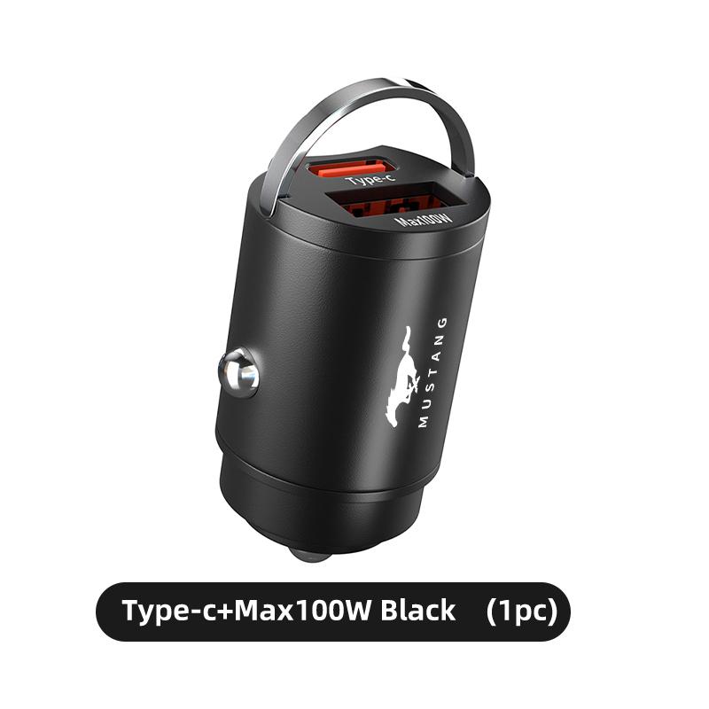 BBBO4 Car Accessories Phone Charger Pull Ring Power Adapter For Ford mk2 mk3 Ranger Mondeo mk4 S-MAX Kuga Mustang Fusion