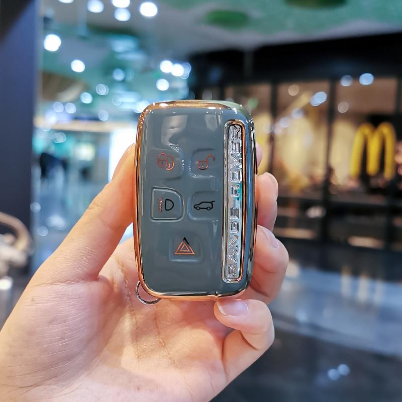 Модный чехол для ключей из ТПУ для Land Rover Range Rover Sport Discovery 3 4 Elander 2 Evoque, аксессуары, держатель, брелок в виде ракушки