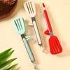 Silicone BBQ Grilling Tong Kitchen Cooking Salad Bread Serving Tong Non-Stick Barbecue Clip Clamp Stainless Steel Tools Gadgets