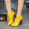 Women's High-heeled Short Boots, Versatile Slim Heeled Tassel Boots, New Autumn and Winter Oversized Boots