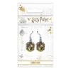 Harry Potter Hufflepuff Crest Drop Earrings