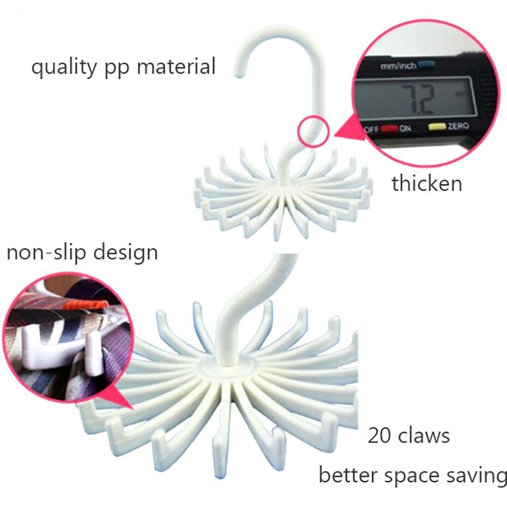 for Tie, Belt, Scarf Bathroom Supply Household Hanging Space Saving Drying Rack Clothes Hanger Home Storage Closet Organizer