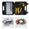 Wire Stripping & Crimping Pliers Set with Cold-Pressed Terminal Tool, Drop-Resistant, Sizes 6-4/6-6/10-6.