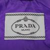 Prada [Good Condition/domestic Regular] 290543 R192 Triangle Logo Plate Hooded Down Jacket Jacket 42 purpleUsed