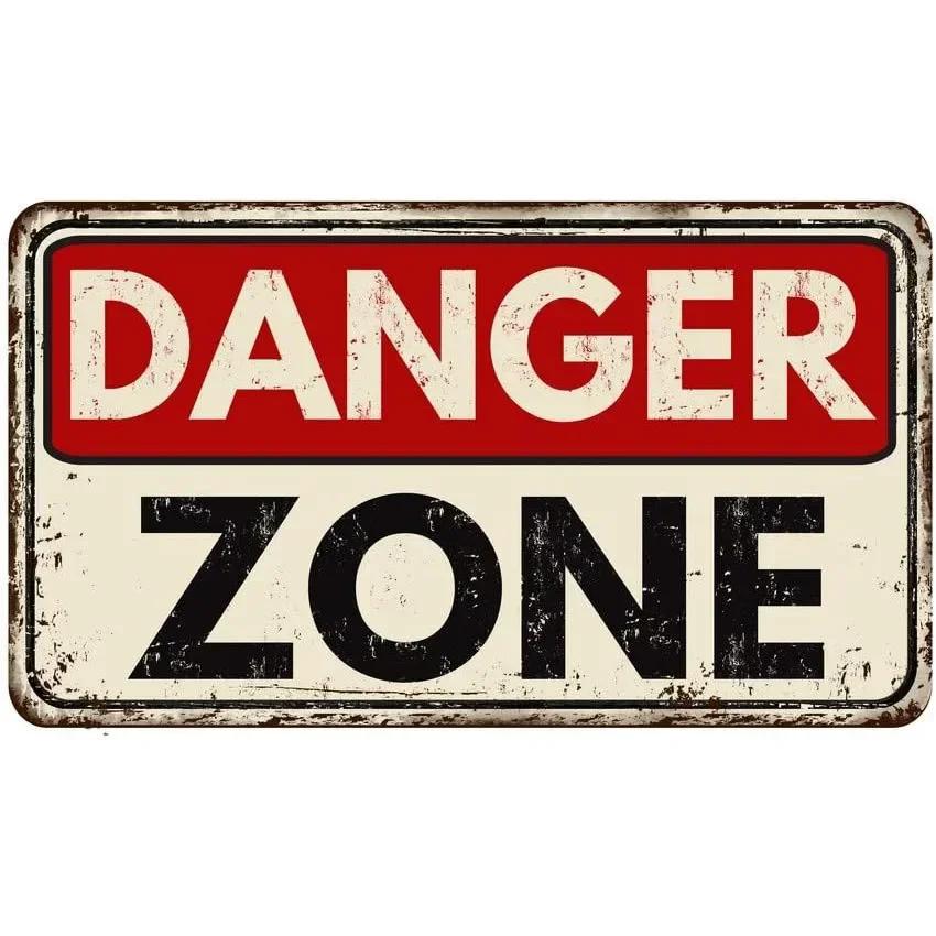 Винтажные металлические жестяные знаки «Осторожно! Опасно!», таблички-постеры для стен «Не входить», железная живопись, украшение для гаража, сада, кафе, клуба, бара