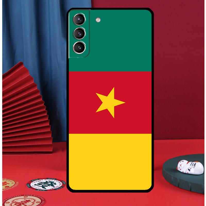 Republic of Cameroon Flag Phone Case For Samsung Galaxy S25 S24 Ultra S9 S10 S20 S21 S22 S23 Plus S24 FE Back Cover