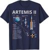 Artemis II Space Mission 2026 Rocket Launch Back to Moon Unisex T-Shirt