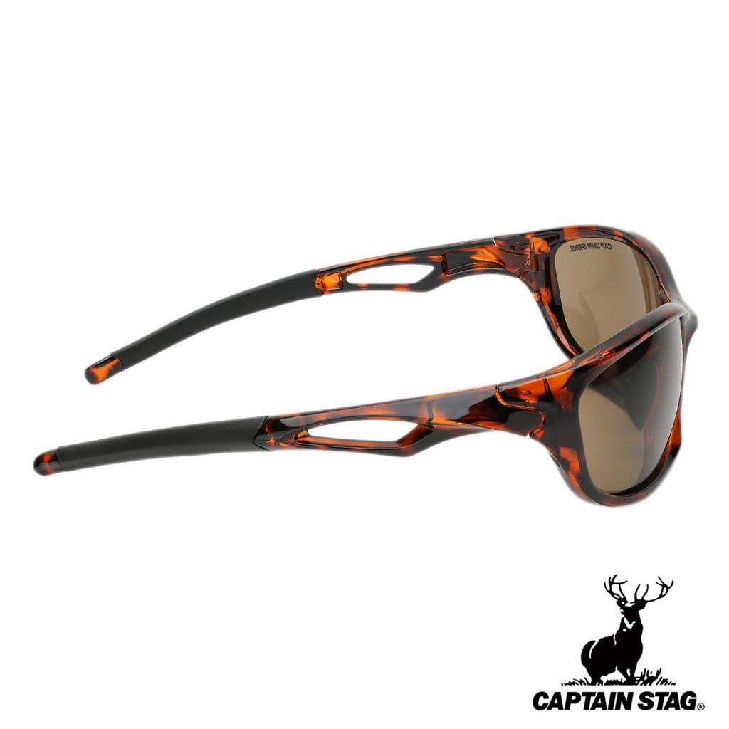 Пластиковые Коричневые Солнцезащитные Очки [Captain Stag], Спортивные, Мужские, Оправа, CS-S008-3