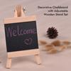 Mini Drawing Chalk Collapsible Writing Black Pine Wood Easel Wooden Boards Blackboard Chalkboard