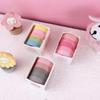 Students Stationery Solid Color Tape Set Decorative Tape Scrapbooking Adhesive Tape Masking Tape