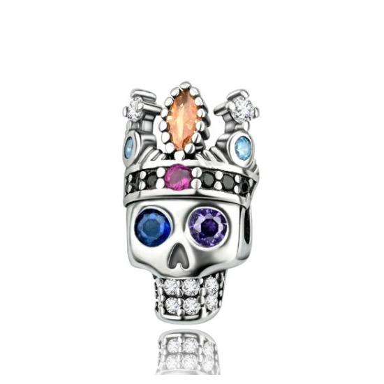 Funny Halloween Charms Copper Pumpkin Ghost Witch Magic Hat Pendant Bead Fit Original Bracelet Necklace Diy Jewelry