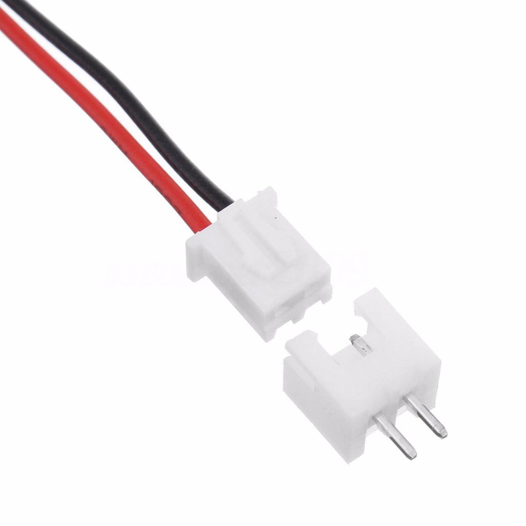 YH  10 Sets 2 Pin 2.54mm JST XH Connector Plug 24AWG With 150mm Length Electric Wires Cables