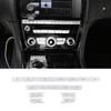 For Jaguar XF XJ 2010-2019 Car Modification Interior Central Control Shift Panel Button Decoration Sticker Car Accessories NN56